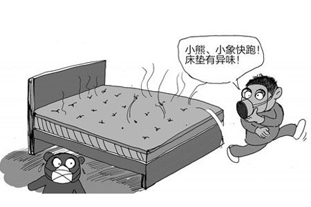 广州除甲醛公司：广东毒床垫甲醛含量超标30倍 严重者可致白血病
